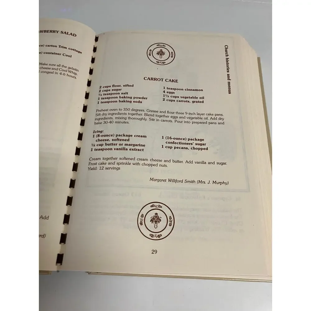 Pass the Plate Cookbook 1981 Christ Episcopal Church New Bern‎ NC Spiral